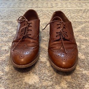 Madewell The Juliette Oxford Leather Shoes Size 8